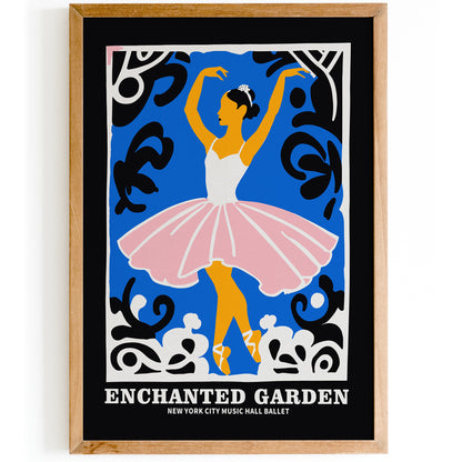 Enchanted Garden NYC Ballerina Poster