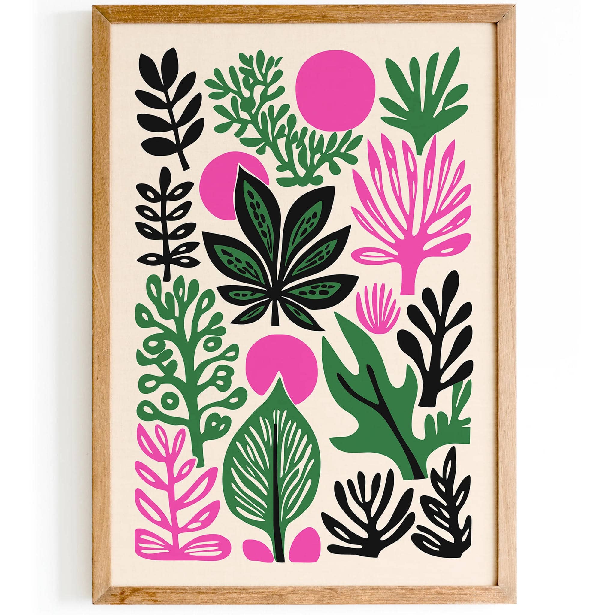 Retro Colorful Cut Outs Nature Print – HypeSheriff