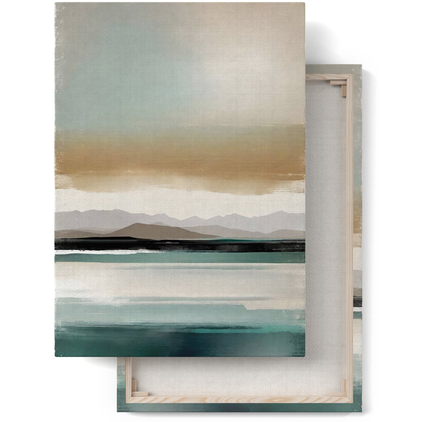 Tranquil Brushstrokes: Landscape Canvas Art