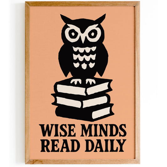 Wise Owl Poster Print