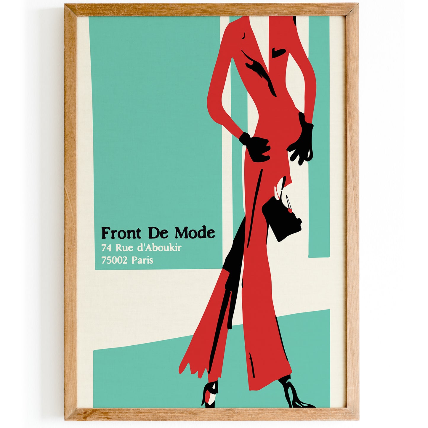 Vntage Paris Fashion Art Print