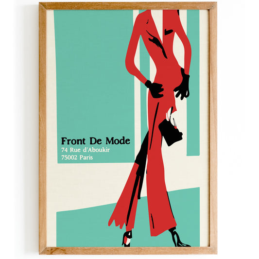 Vntage Paris Fashion Art Print