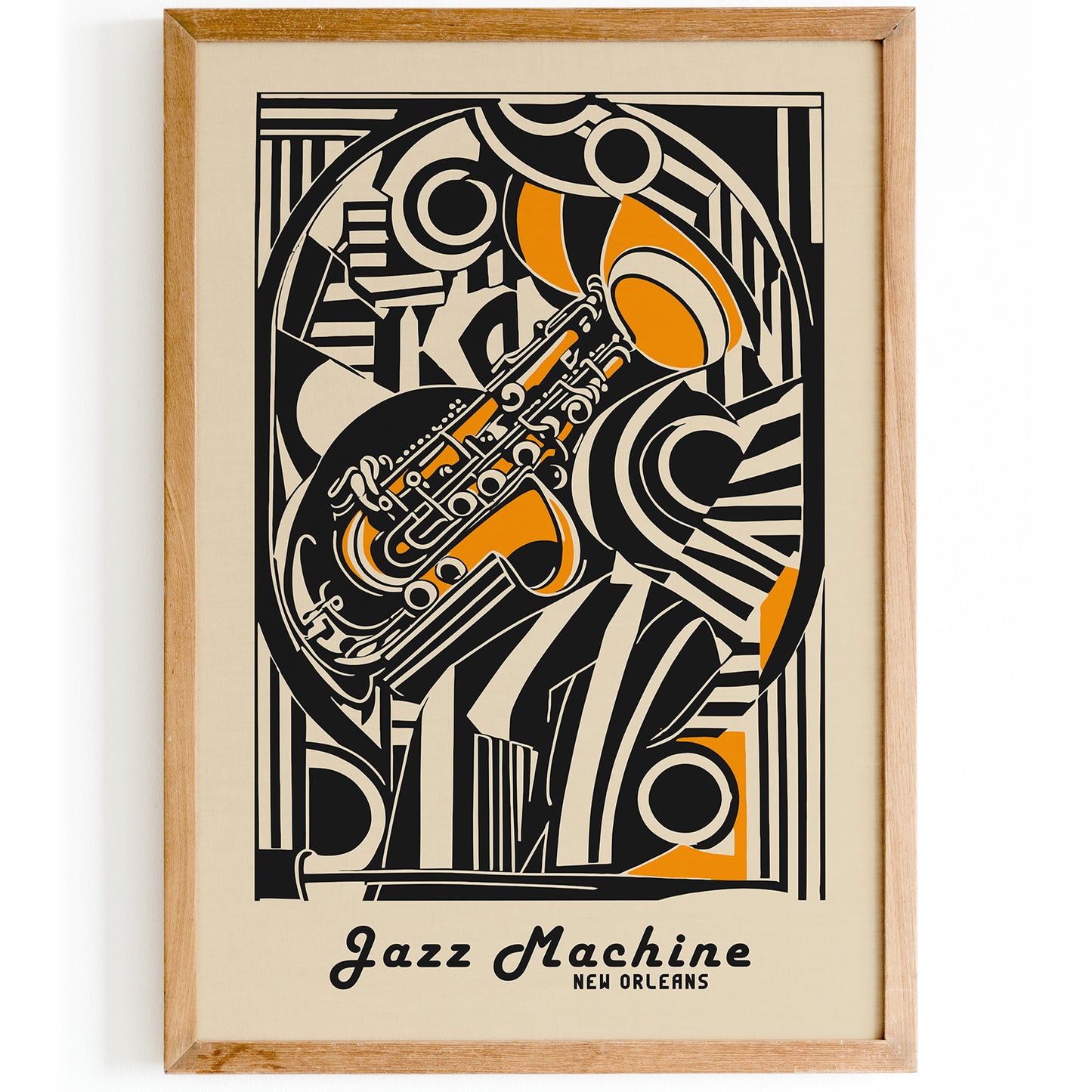 NOLA Jazz Machine Vintage Wall Art