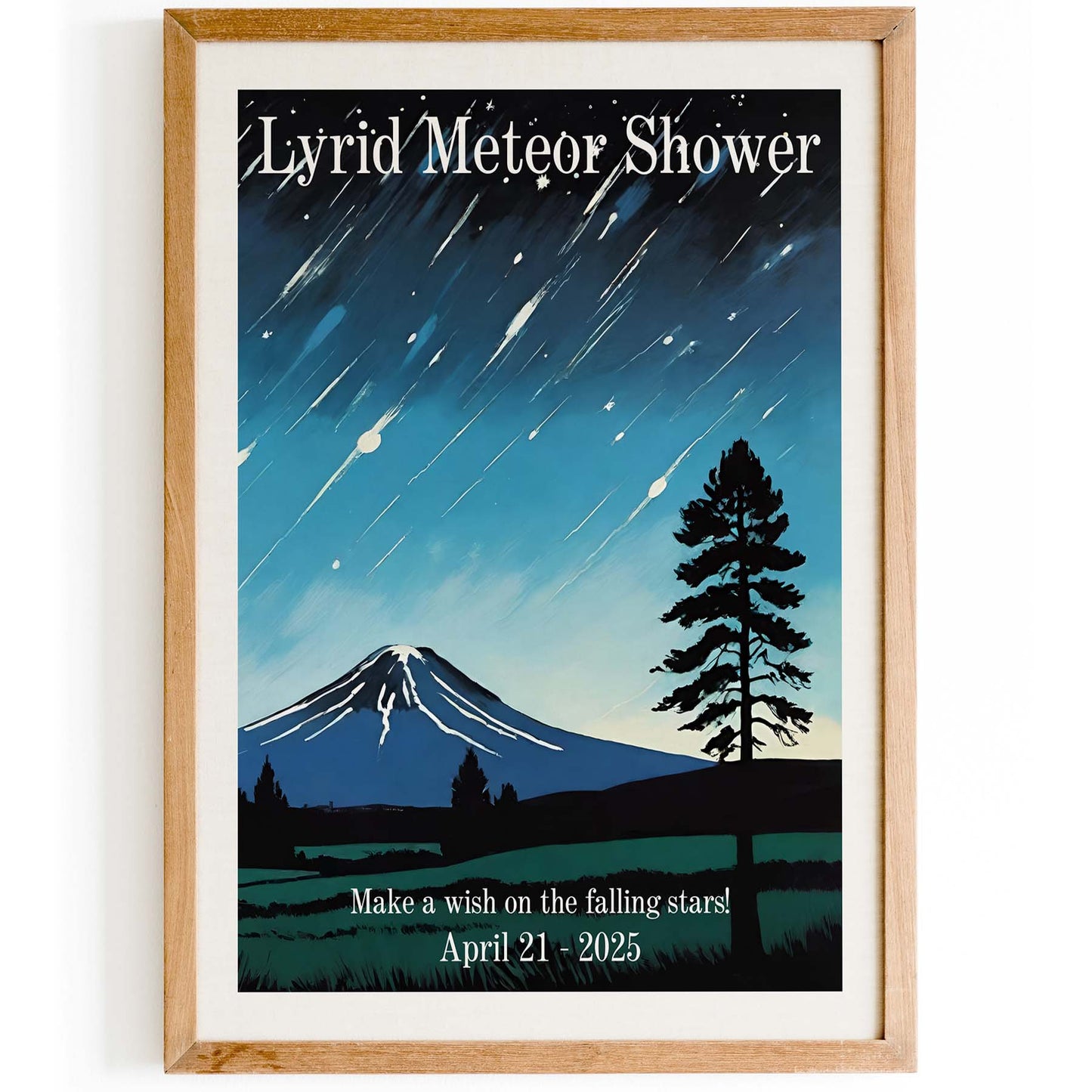 Lyrid Meteor Shower Print