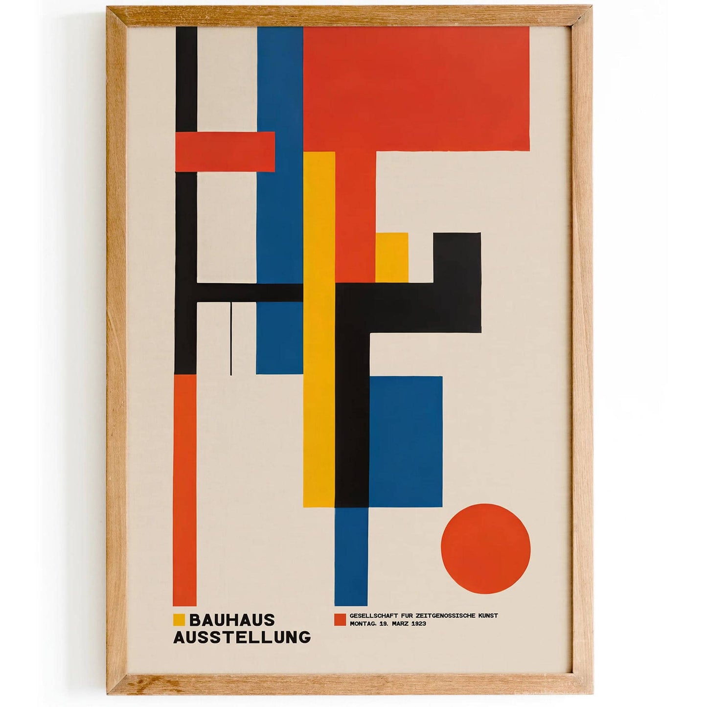1923 Bauhaus Exhibition Poster