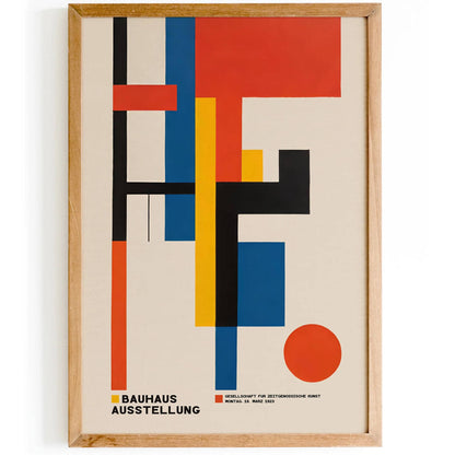 1923 Bauhaus Exhibition Poster