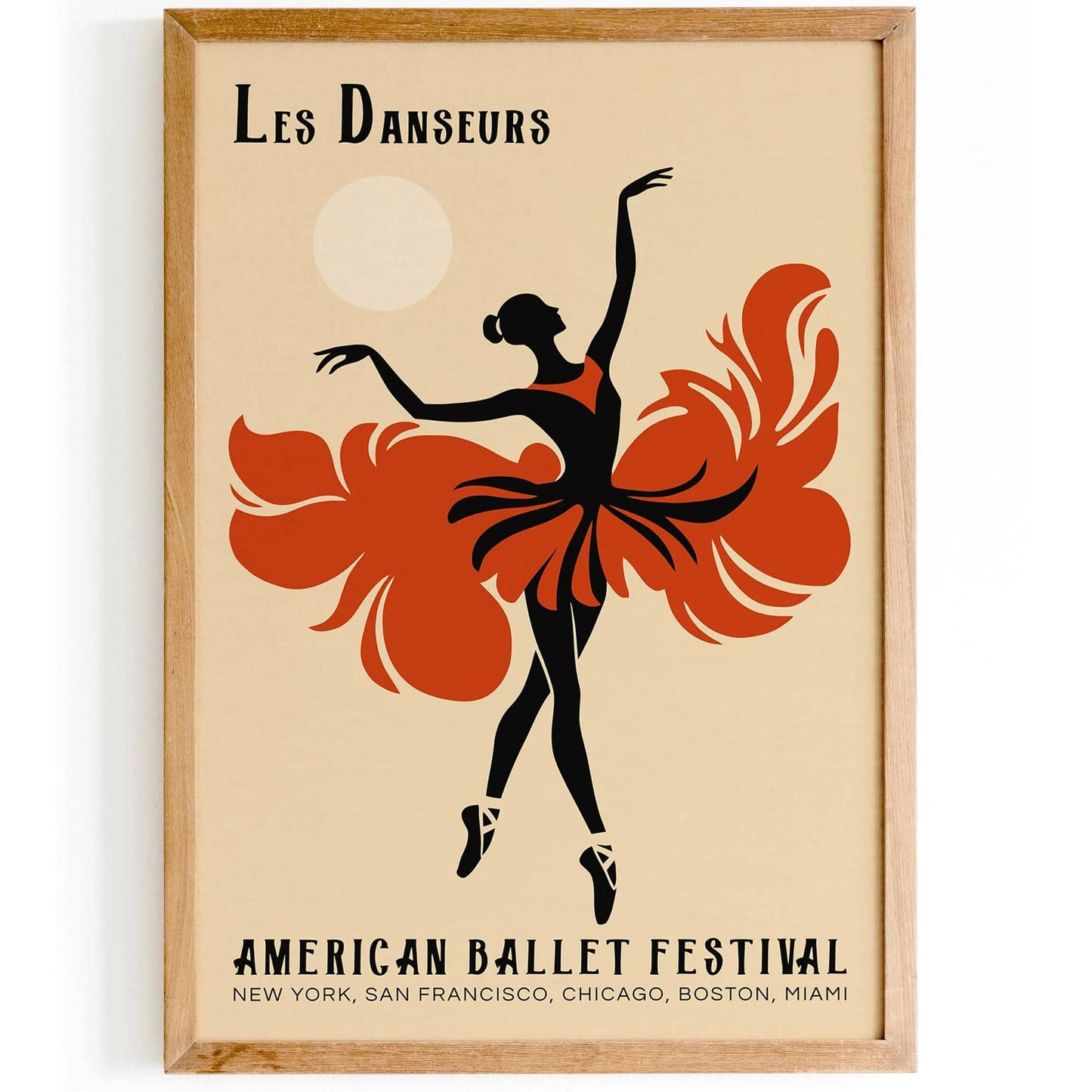 Les Danseurs American Ballet Art Print