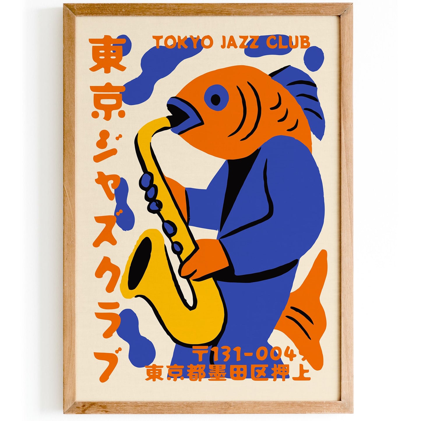 Tokyo Jazz Fish Poster
