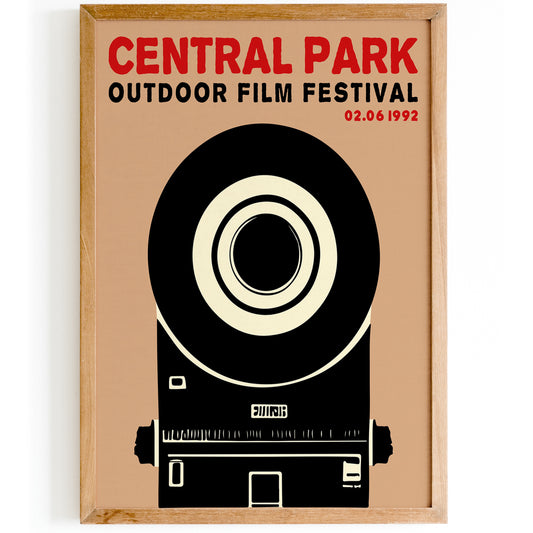 Central Park Outdoor Film Festival Poster