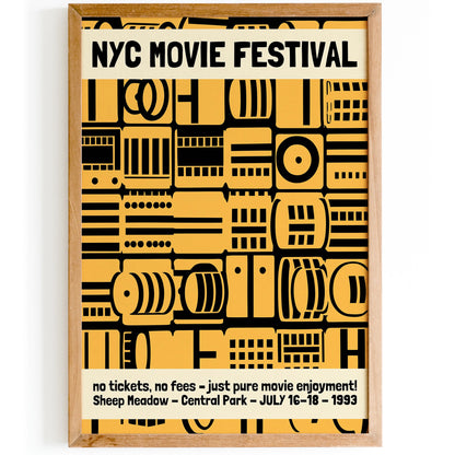 NYC Movie Festival Wall Art