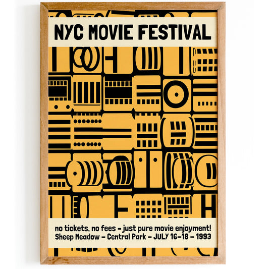 NYC Movie Festival Wall Art