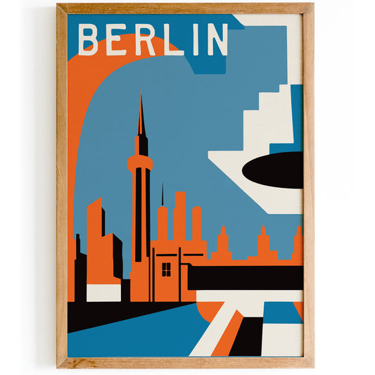 Berlin Minimalist Travel Poster