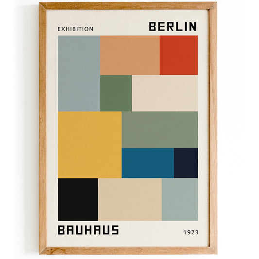 Berlin Bauhaus Exhibition Poster