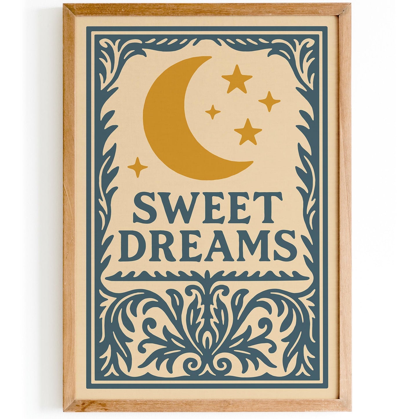 Sweet Dreams Poster, Rococo Style Art Print