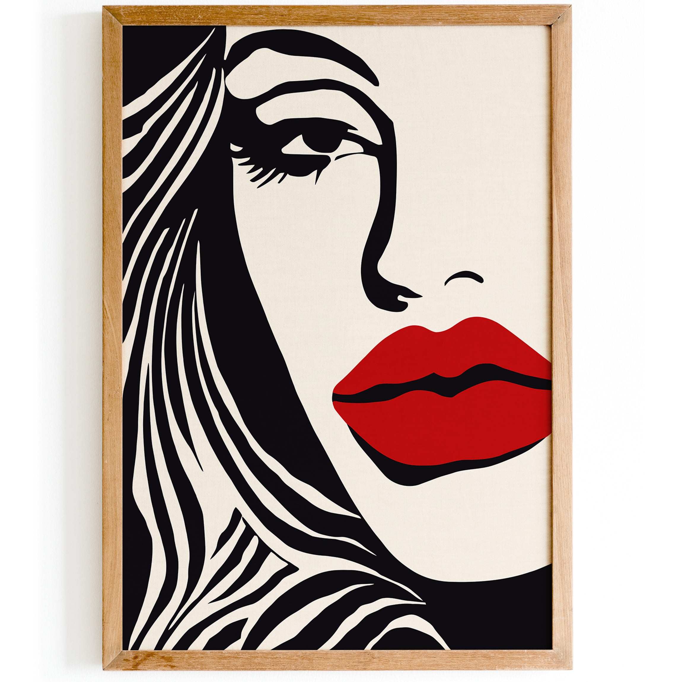 Big Red Lips Poster – HypeSheriff