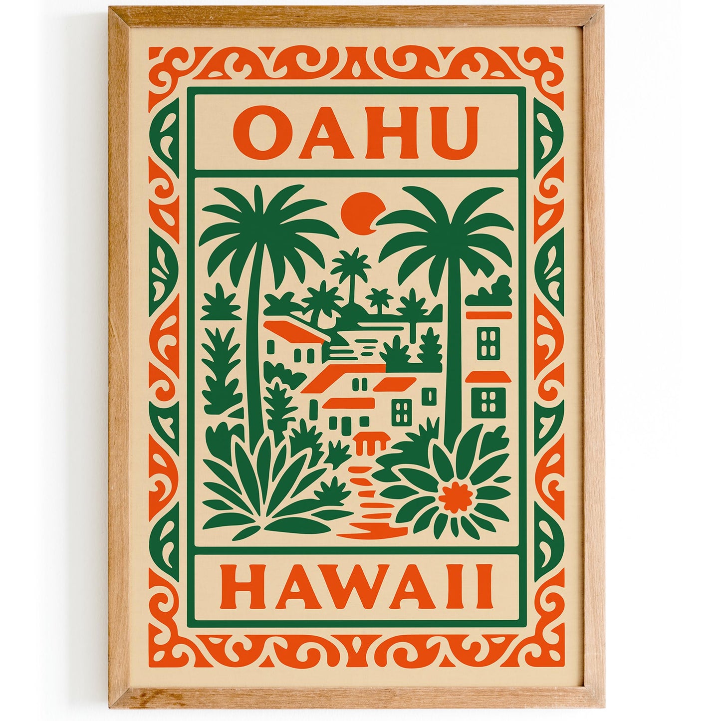 Oahu Hawaii Poster 2026