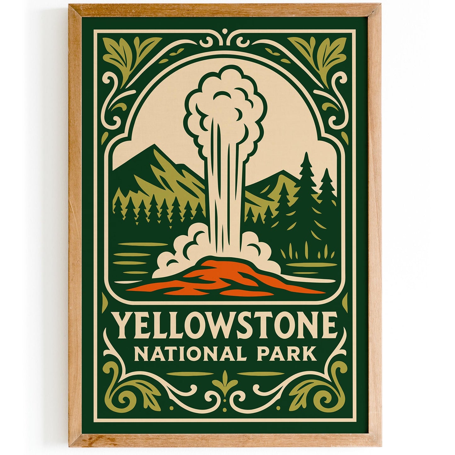 Yellowstone National Park Poster
