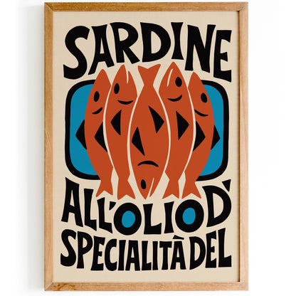 Sardine Specialità Poster Print