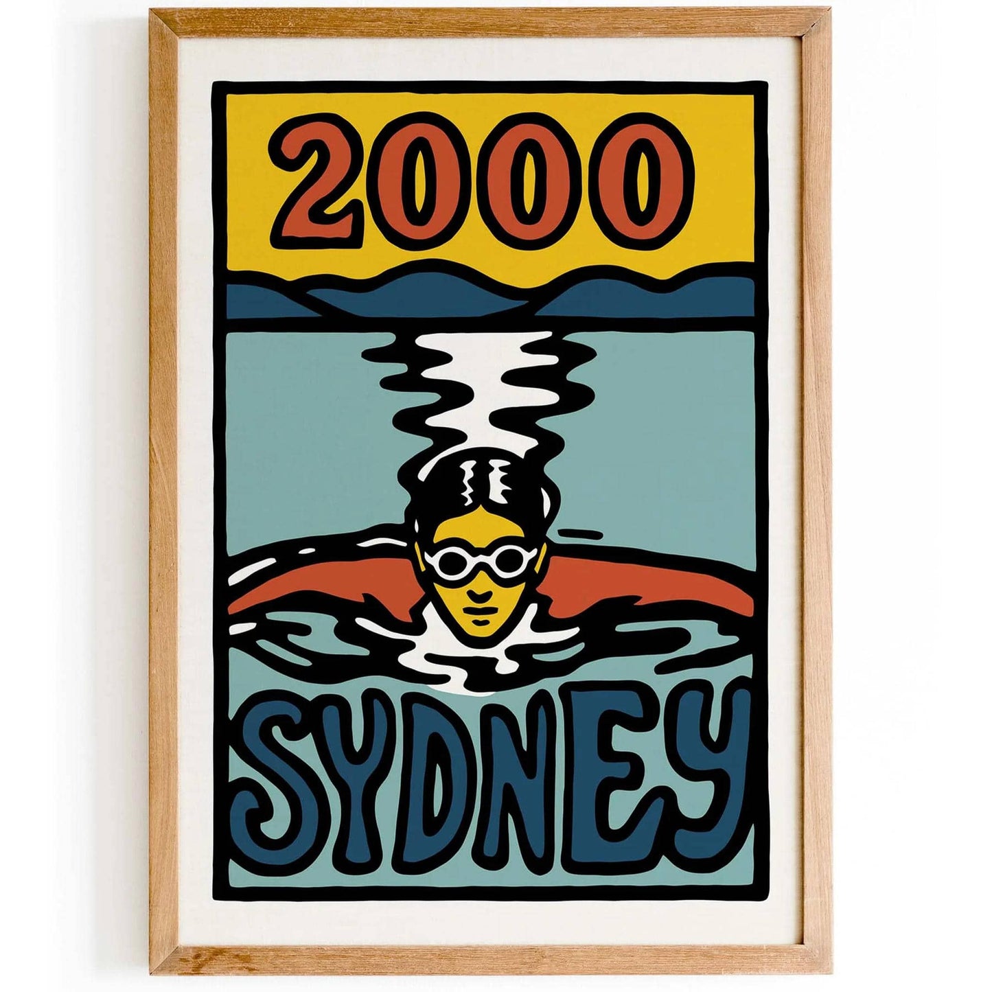 2000 Sydney Swimming Poster