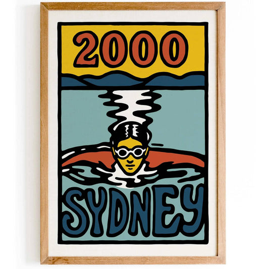 2000 Sydney Swimming Poster
