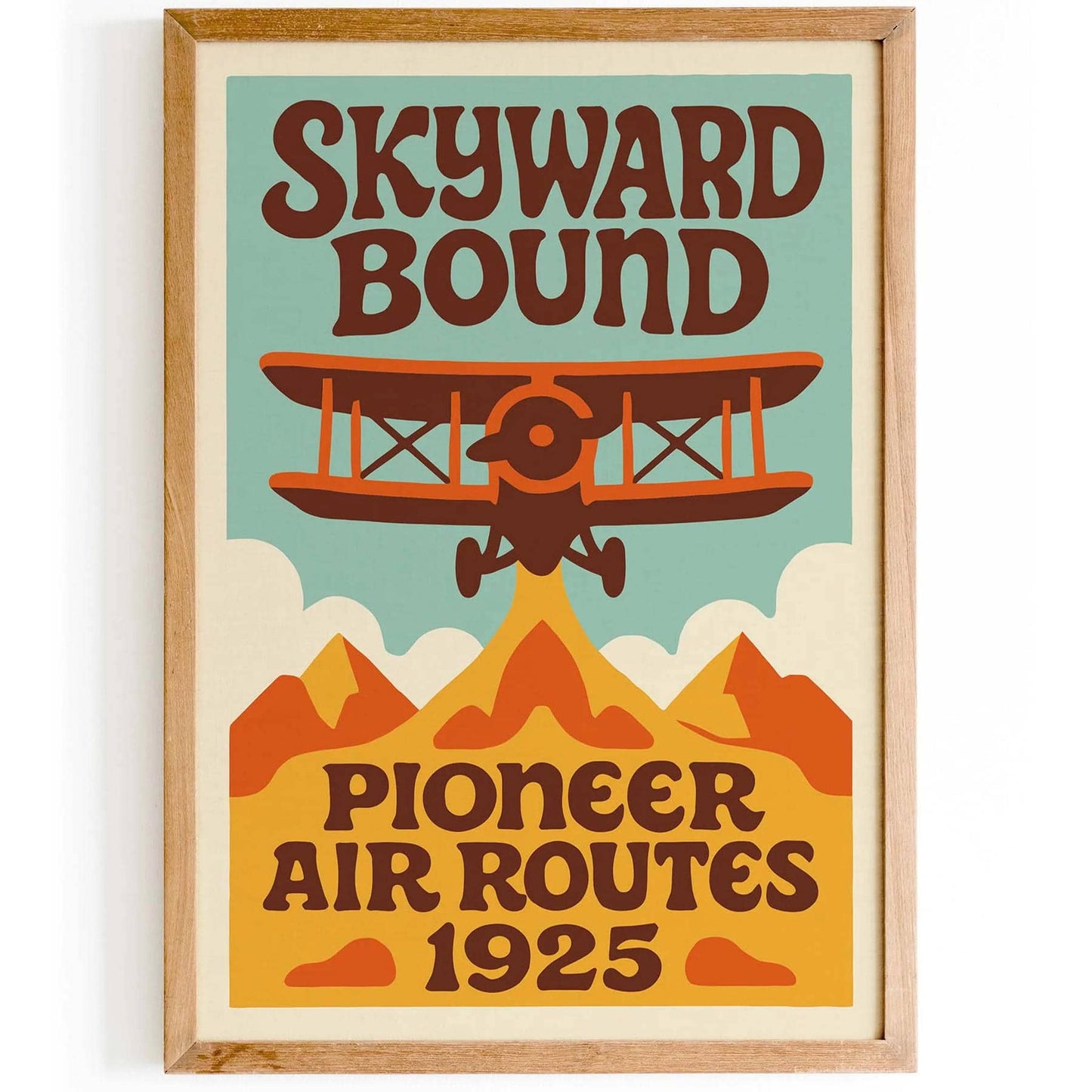 1925 Air Route Poster