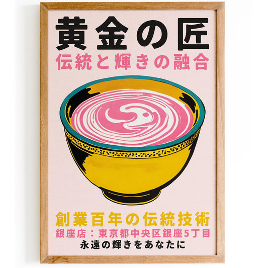 Japanese Artisan Bowl Poster Print