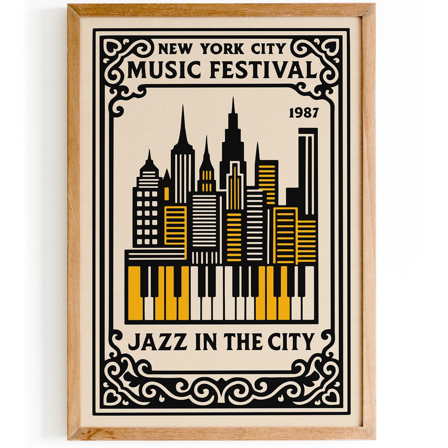 Jazz in the City NYC Poster