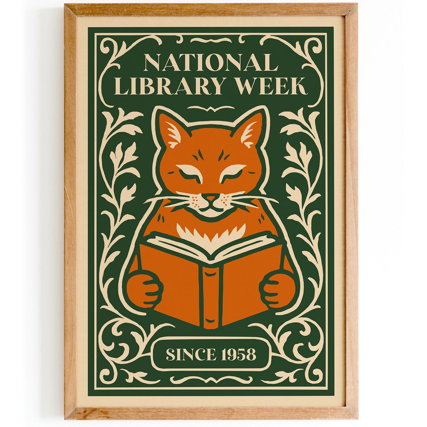 National Library Week Since 1958 Poster