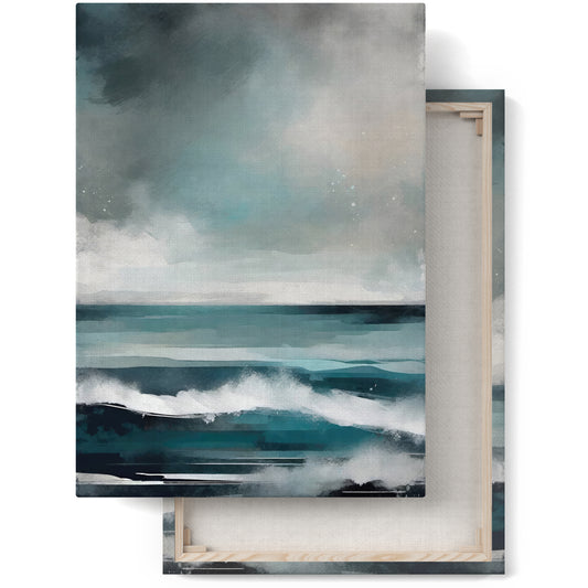 Mystic Ocean Waves - Seascape Canvas Print
