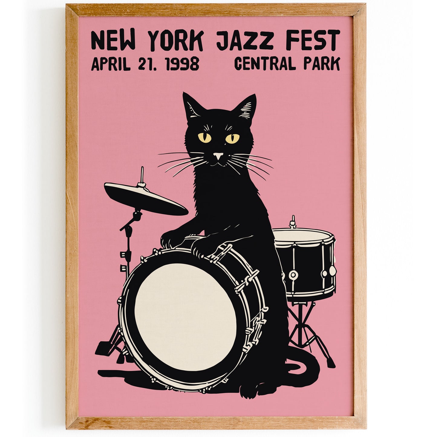 New York Jazz Fest Cat 1998 Poster