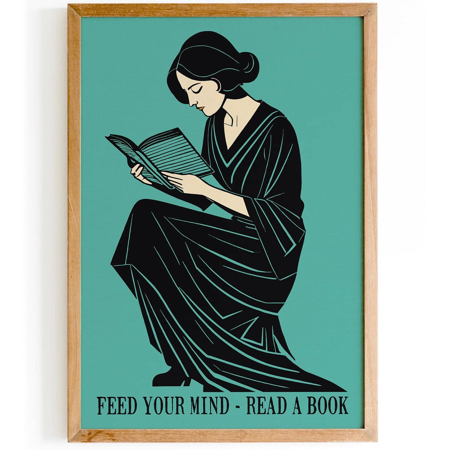 Feed Your Mind – Literary Art Print