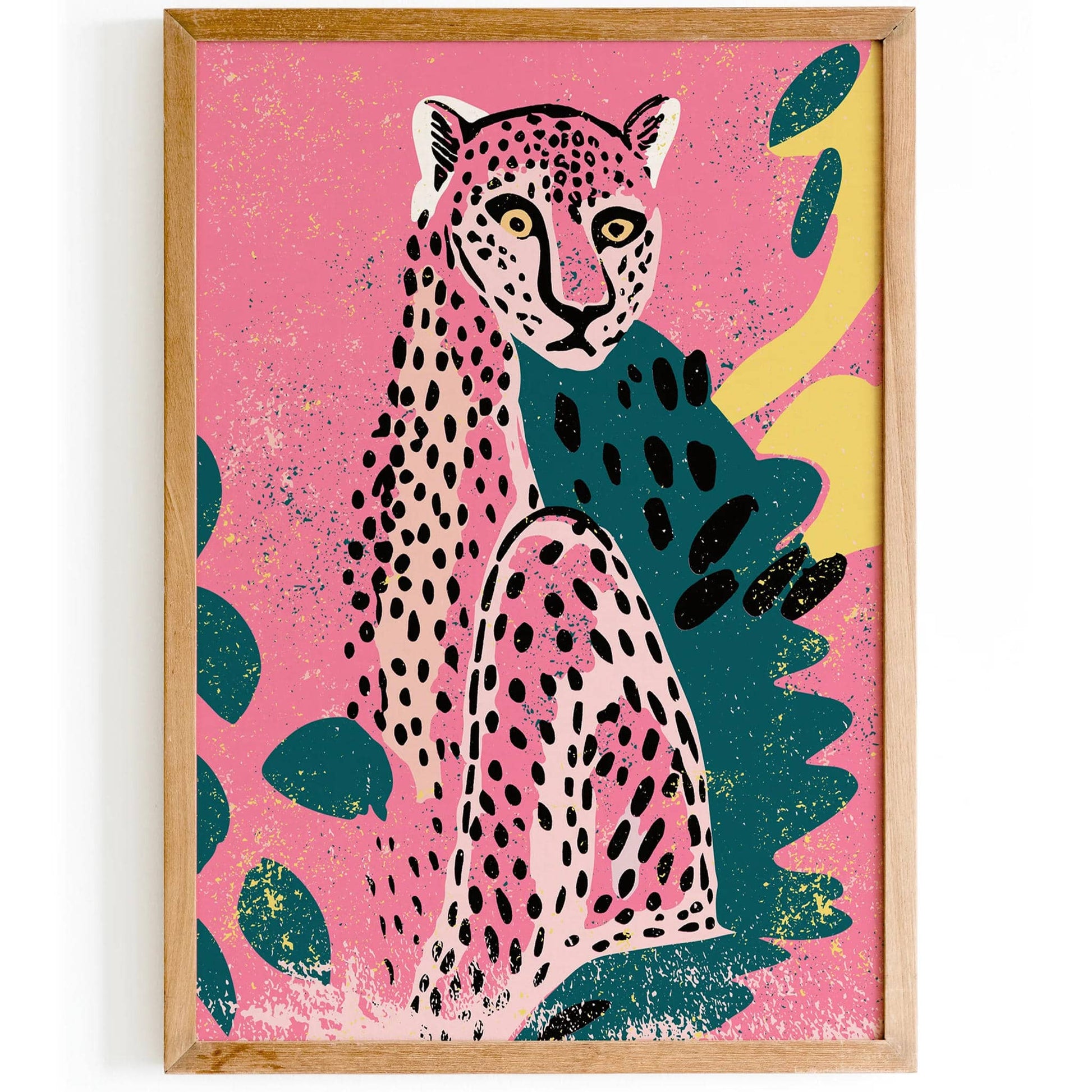 The Stare Pink Panther Wall Art - HypeSheriff
