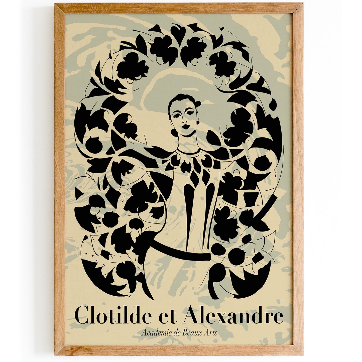 Clotilde et Alexandre - French Ballet Poster