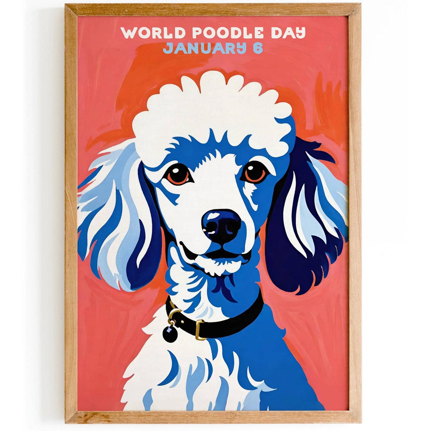 World Poodle Day Art Poster
