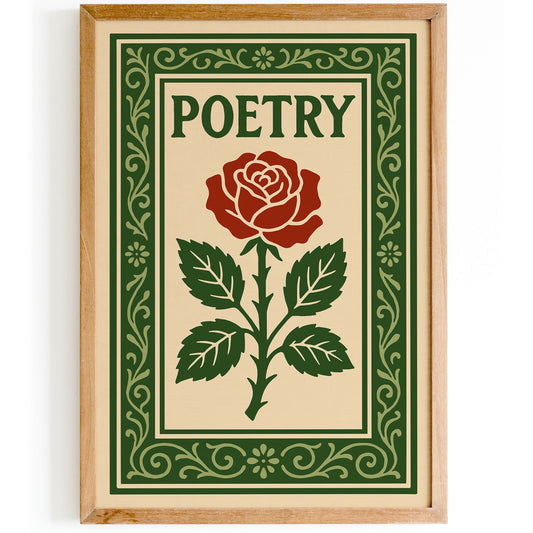 Poetry Literary Art Print