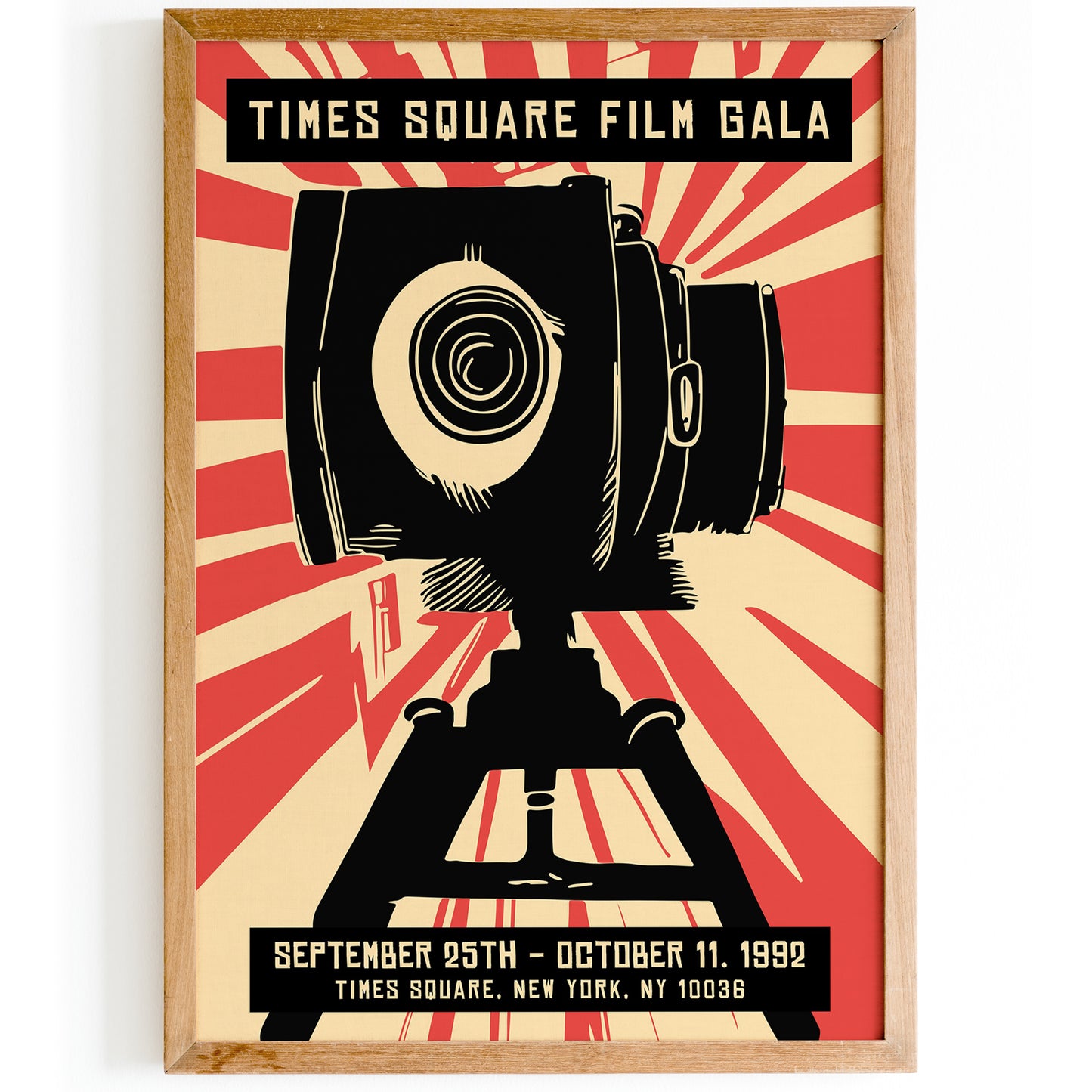 NYC Times Square Film Festival 1992 Poster