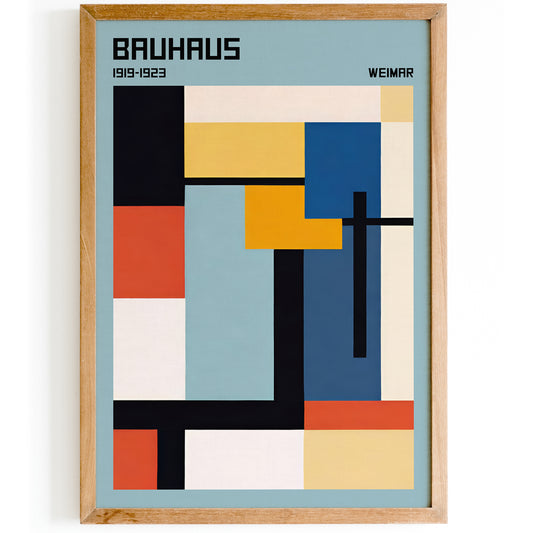 Urban Minimalism Bauhaus Poster