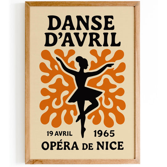 Danse Avril Ballet Poster