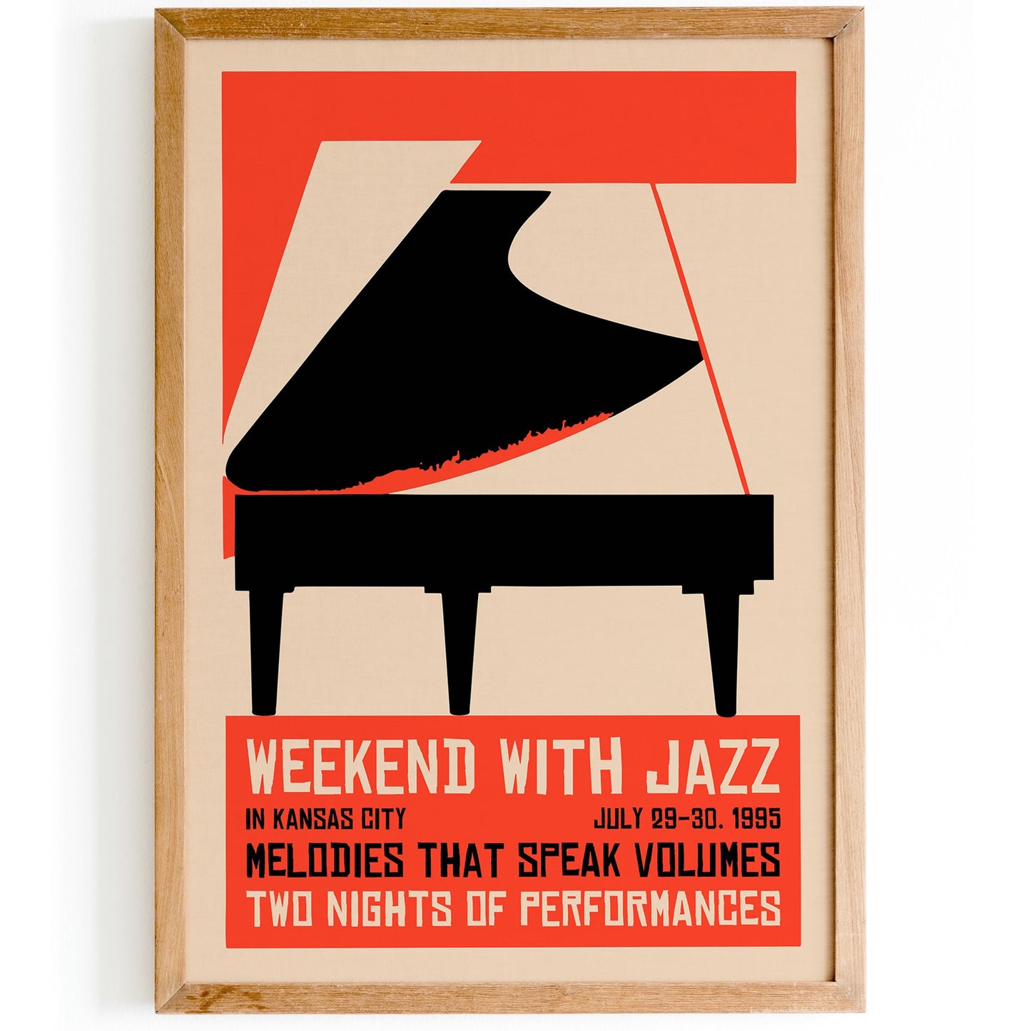 Kansas City Jazz Poster Print