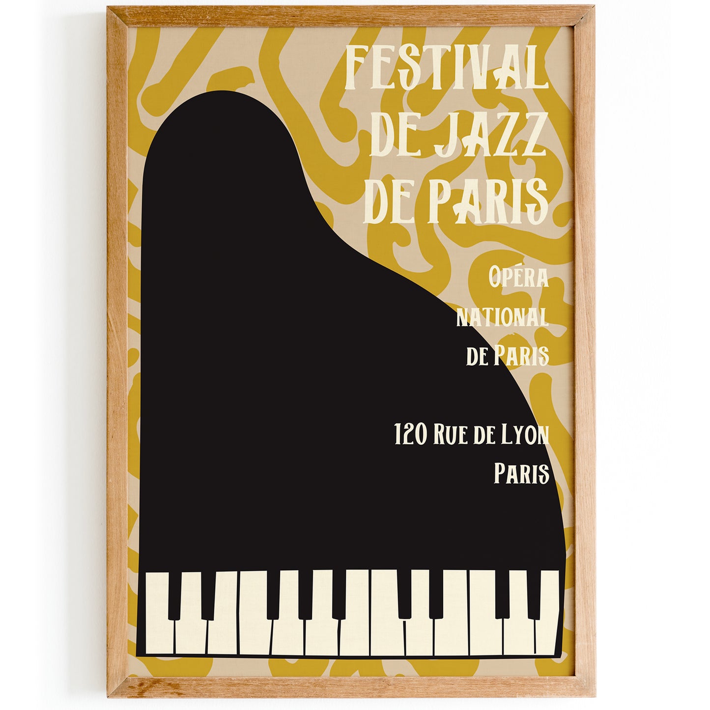 Festival De Jazz De Paris Retro Poster