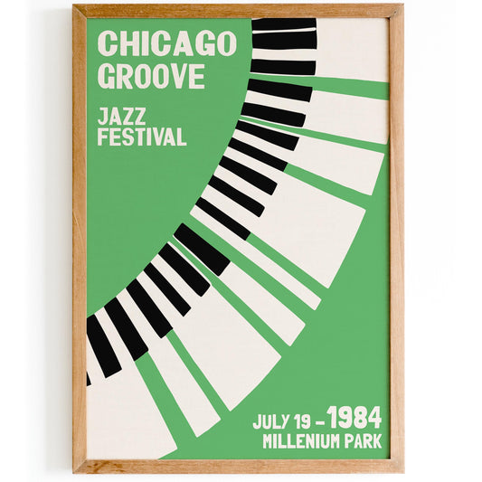 Chicago Groove Jazz Festival Poster