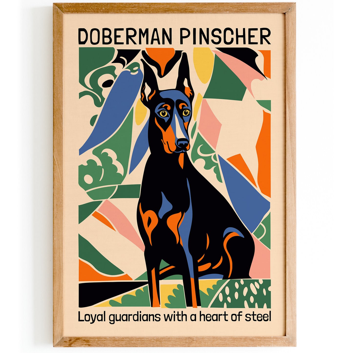 Doberman Pinscher Dog Quote Poster