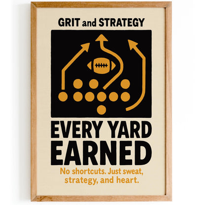 Football Motivation Poster