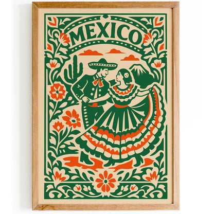 Mexico Fiesta Scenic Poster