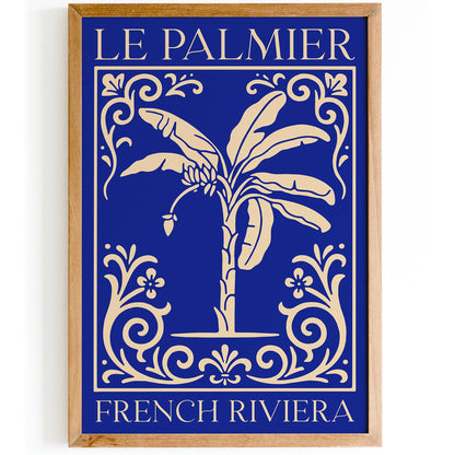 Le Palmier Poster