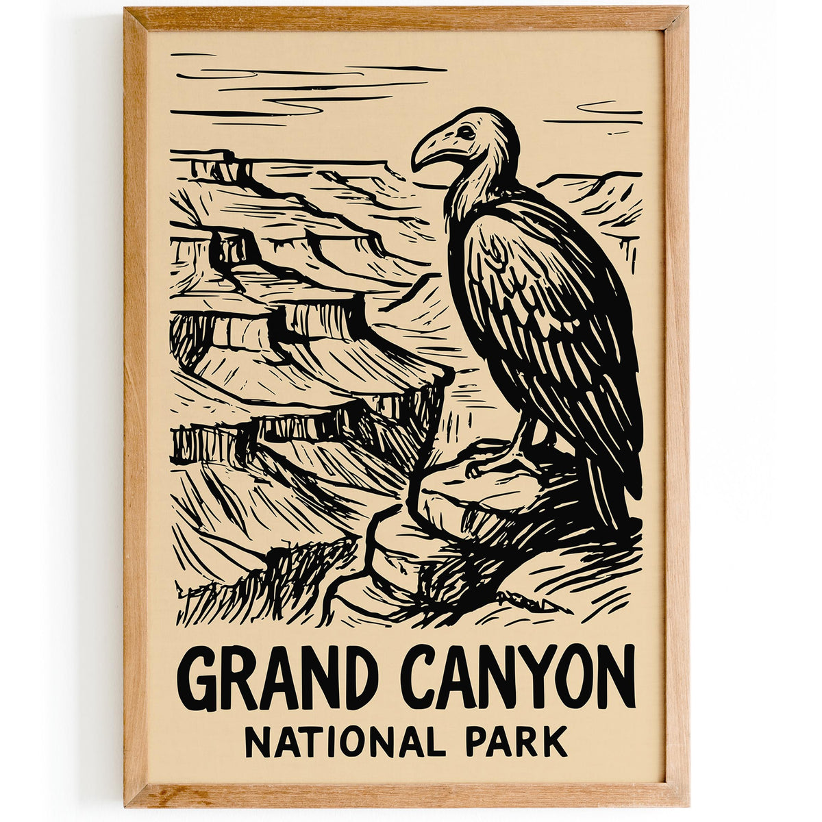 Grand Canyon National Park Travel Poster