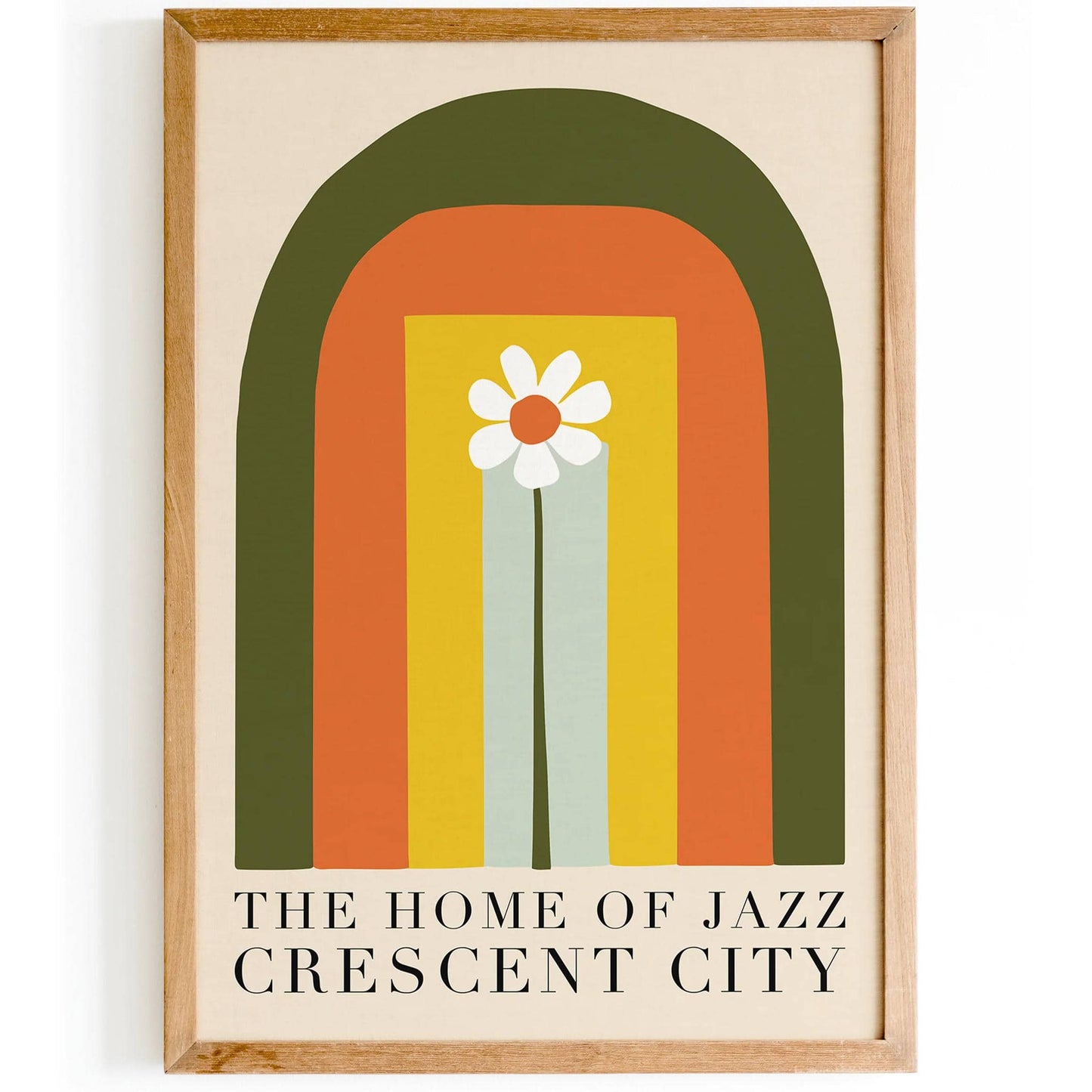 New Orleans The Home of Jazz Retro Poster