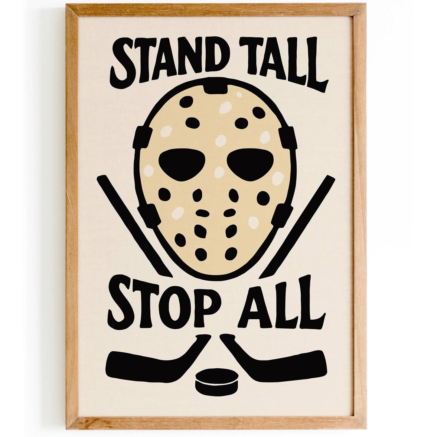 Hockey Goalie Motivational Poster