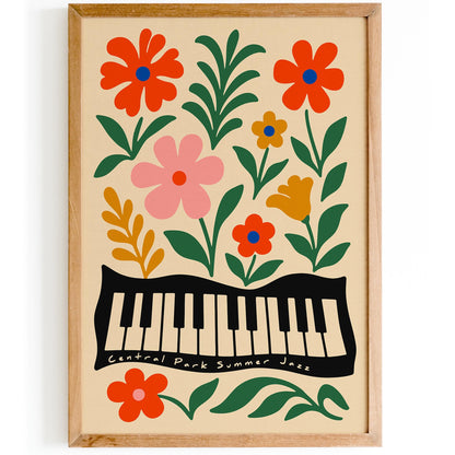Central Park Summer Jazz Festival Poster