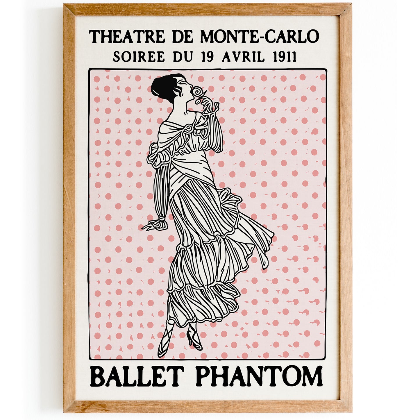 Ballet Phantom Vintage Poster